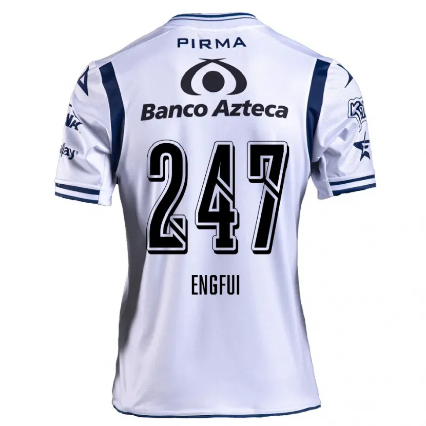 Danxen Criança Camisola Emilio Engfui #247 Branco Azul Marinho Principal 2024/25 Camisa Brasil