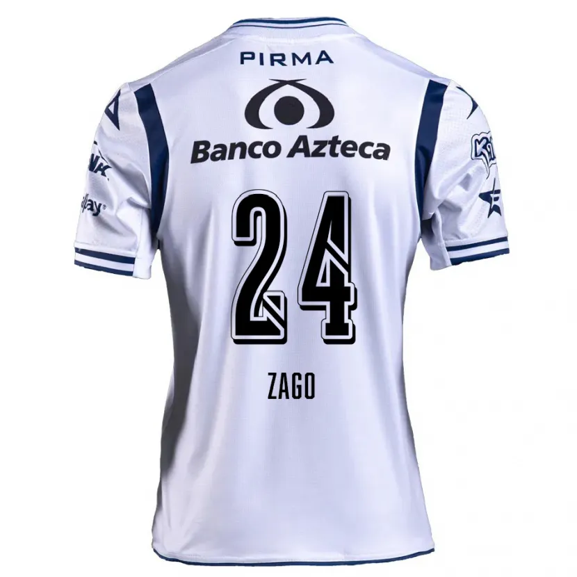 Danxen Criança Camisola Diego Zago #24 Branco Azul Marinho Principal 2024/25 Camisa Brasil