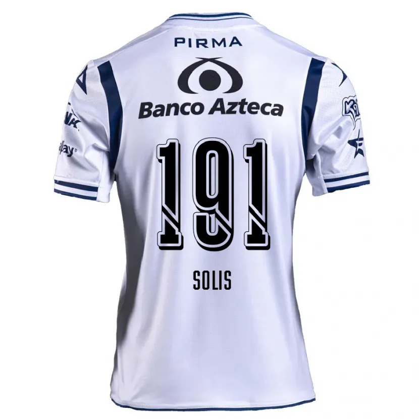 Danxen Criança Camisola César Solís #191 Branco Azul Marinho Principal 2024/25 Camisa Brasil