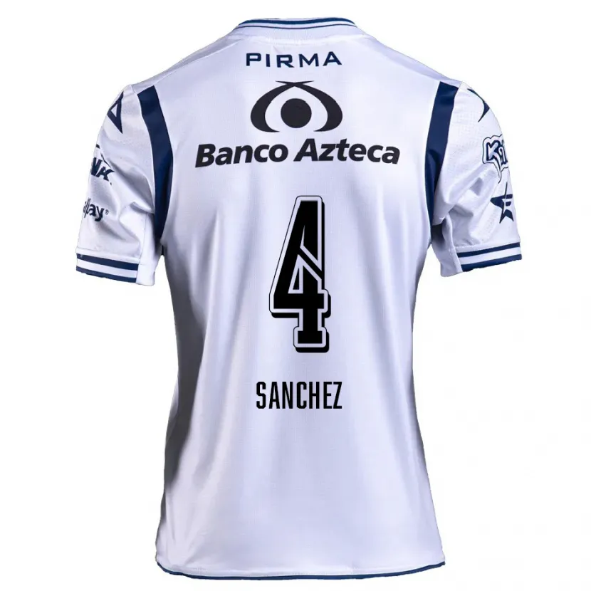 Danxen Criança Camisola Liliana Sánchez #4 Branco Azul Marinho Principal 2024/25 Camisa Brasil