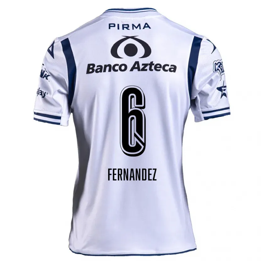 Danxen Criança Camisola Liliana Fernández #6 Branco Azul Marinho Principal 2024/25 Camisa Brasil