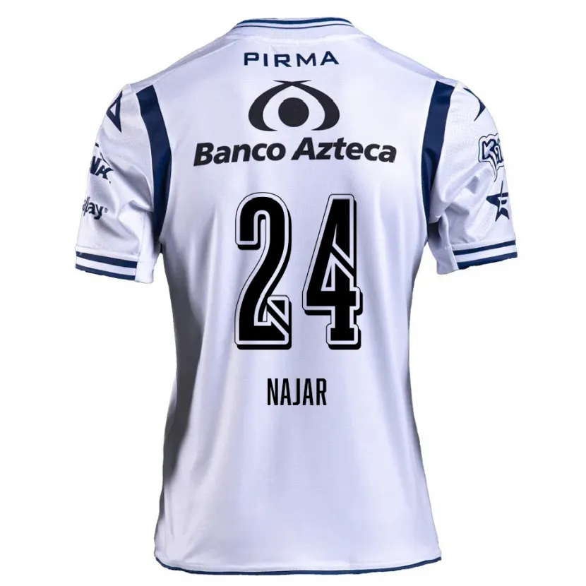 Danxen Criança Camisola Ivonne Najar #24 Branco Azul Marinho Principal 2024/25 Camisa Brasil