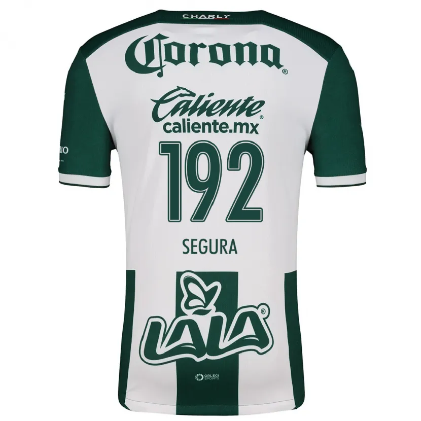 Danxen Criança Camisola Gustavo Segura #192 Verde Branco Principal 2024/25 Camisa Brasil