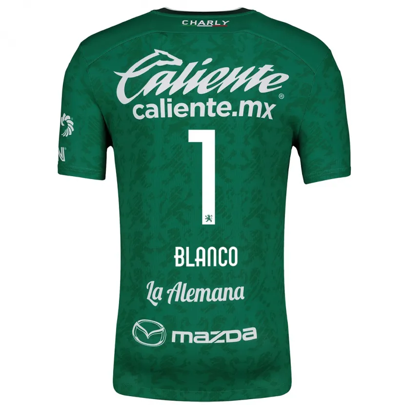 Danxen Criança Camisola Alfonso Blanco #1 Verde Branco Principal 2024/25 Camisa Brasil