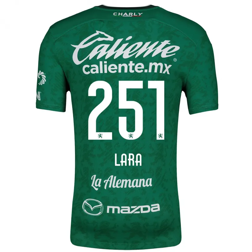 Danxen Criança Camisola Tristán Lara #251 Verde Branco Principal 2024/25 Camisa Brasil
