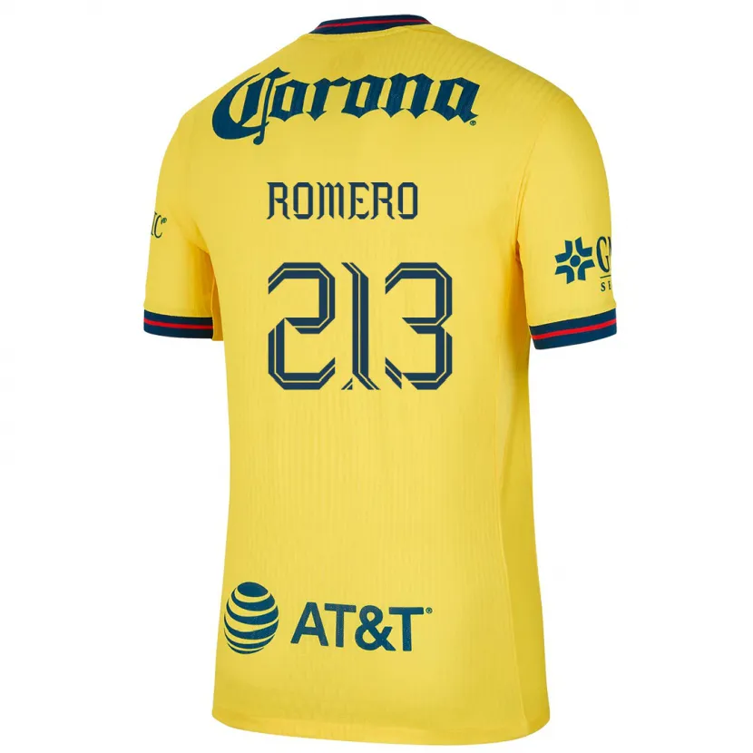 Danxen Criança Camisola Axel Romero #213 Amarelo Azul Principal 2024/25 Camisa Brasil