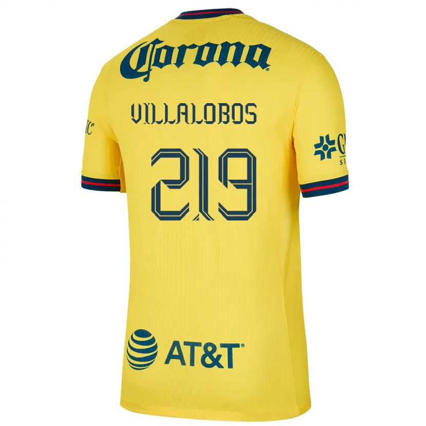 Danxen Criança Camisola Patricio Villalobos #219 Amarelo Azul Principal 2024/25 Camisa Brasil
