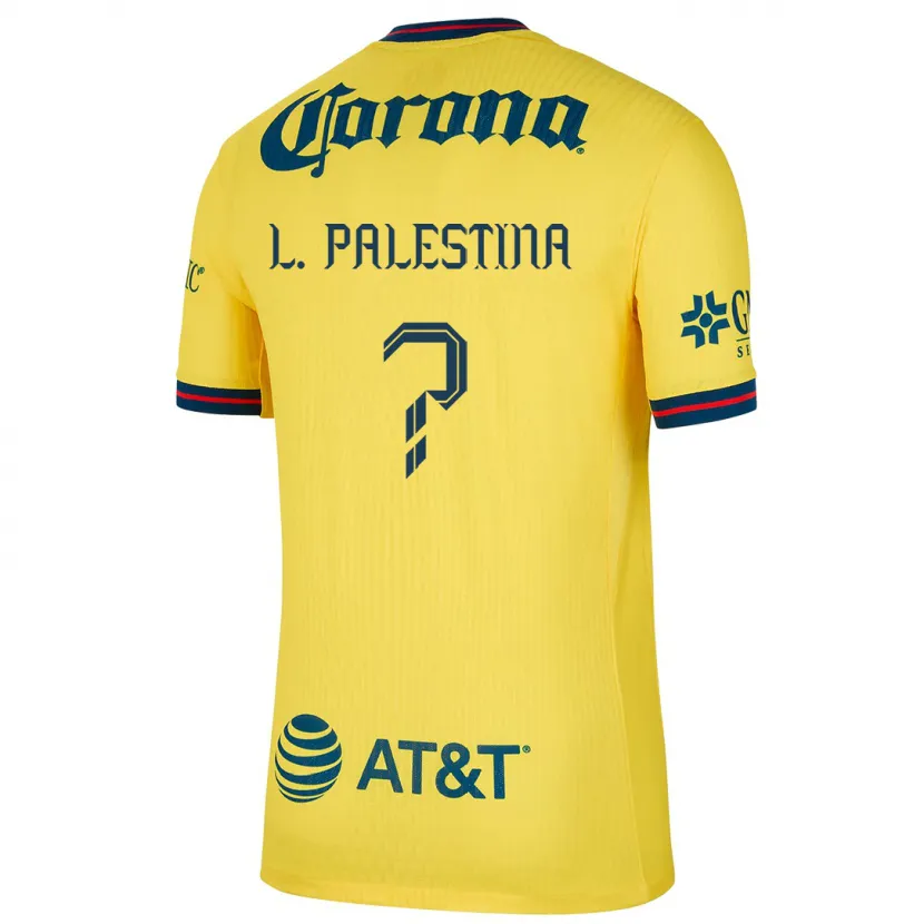 Danxen Criança Camisola Leonardo Palestina #0 Amarelo Azul Principal 2024/25 Camisa Brasil