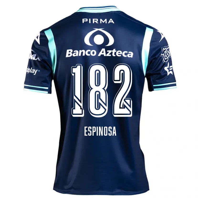 Danxen Criança Camisola Daniel Espinosa #182 Azul-Marinho Alternativa 2024/25 Camisa Brasil