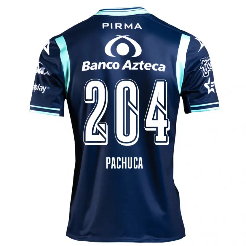 Danxen Criança Camisola José Pachuca #204 Azul-Marinho Alternativa 2024/25 Camisa Brasil