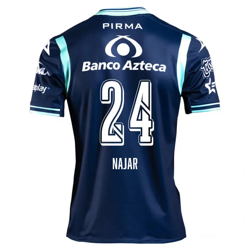 Danxen Criança Camisola Ivonne Najar #24 Azul-Marinho Alternativa 2024/25 Camisa Brasil