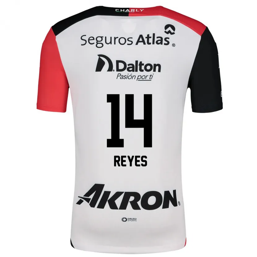 Danxen Criança Camisola Luis Reyes #14 Branco Vermelho Preto Alternativa 2024/25 Camisa Brasil