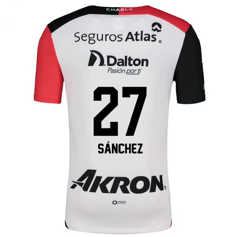 Danxen Criança Camisola Antonio Sánchez #27 Branco Vermelho Preto Alternativa 2024/25 Camisa Brasil