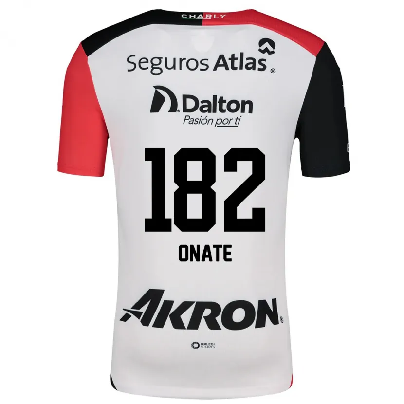 Danxen Criança Camisola Axel Oñate #182 Branco Vermelho Preto Alternativa 2024/25 Camisa Brasil