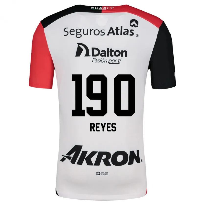 Danxen Criança Camisola Óscar Reyes #190 Branco Vermelho Preto Alternativa 2024/25 Camisa Brasil