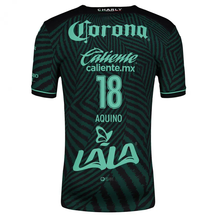 Danxen Criança Camisola Pedro Aquino #18 Preto Verde Alternativa 2024/25 Camisa Brasil