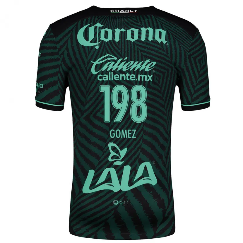 Danxen Criança Camisola Isaác Gómez #198 Preto Verde Alternativa 2024/25 Camisa Brasil