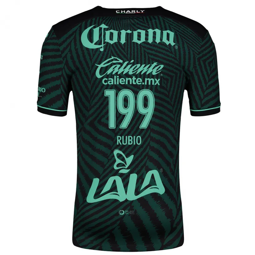 Danxen Criança Camisola Ronaldo Rubio #199 Preto Verde Alternativa 2024/25 Camisa Brasil