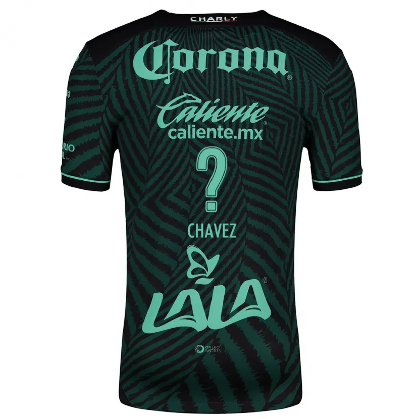 Danxen Criança Camisola Justin Chavez #0 Preto Verde Alternativa 2024/25 Camisa Brasil