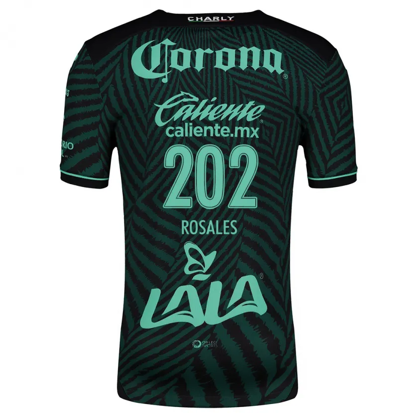 Danxen Criança Camisola Luis Rosales #202 Preto Verde Alternativa 2024/25 Camisa Brasil