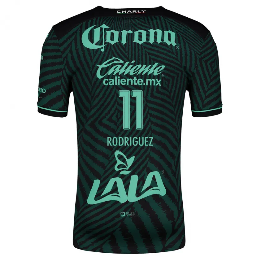 Danxen Criança Camisola Cynthia Rodríguez #11 Preto Verde Alternativa 2024/25 Camisa Brasil