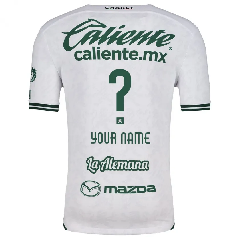 Danxen Criança Camisola Seu Nome #0 Branco Verde Alternativa 2024/25 Camisa Brasil
