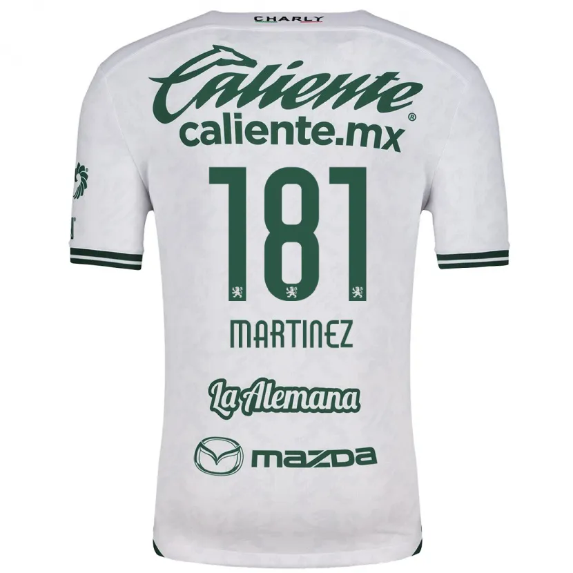 Danxen Criança Camisola Irving Martínez #181 Branco Verde Alternativa 2024/25 Camisa Brasil