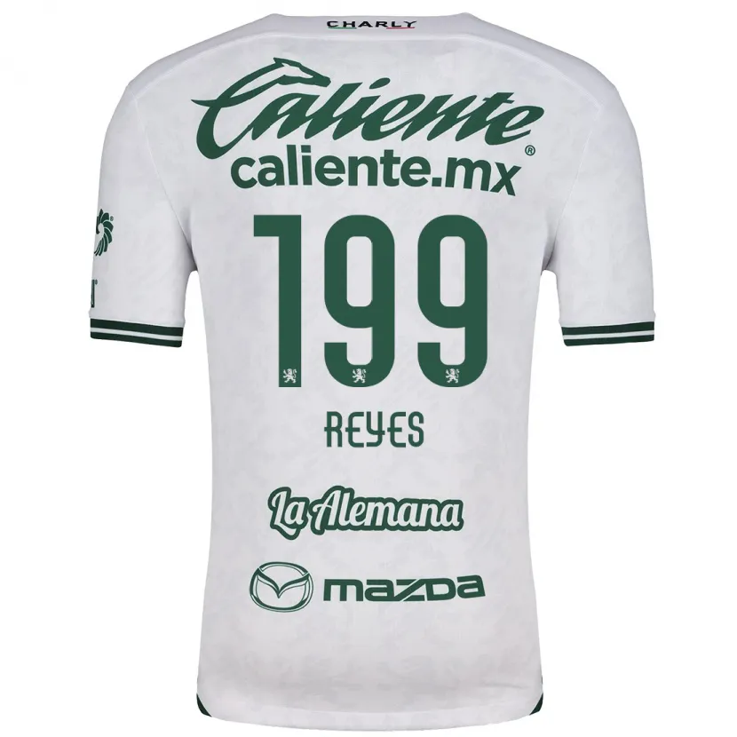 Danxen Criança Camisola Jonathan Reyes #199 Branco Verde Alternativa 2024/25 Camisa Brasil