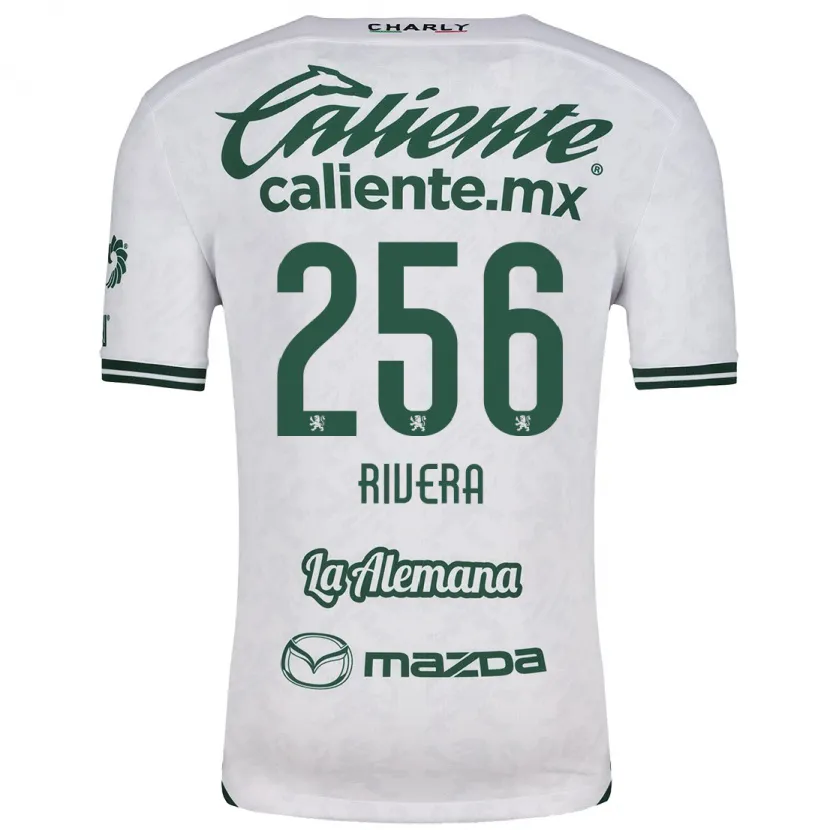 Danxen Criança Camisola Fernando Rivera #256 Branco Verde Alternativa 2024/25 Camisa Brasil