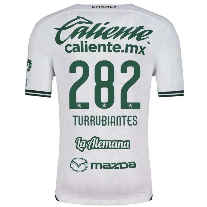 Danxen Criança Camisola Abdon Turrubiantes #282 Branco Verde Alternativa 2024/25 Camisa Brasil