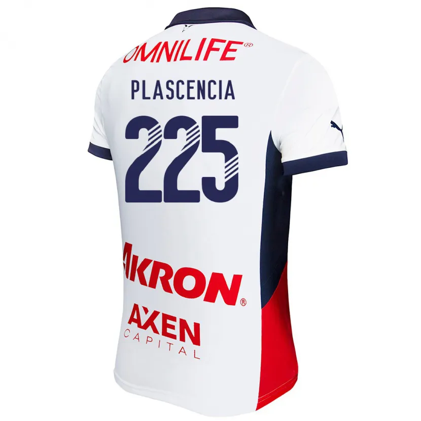 Danxen Criança Camisola Osvaldo Plascencia #225 Branco Vermelho Azul Alternativa 2024/25 Camisa Brasil