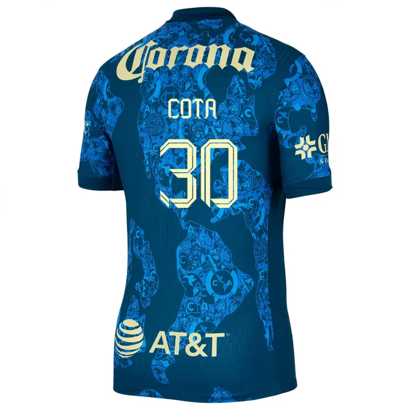 Danxen Criança Camisola Rodolfo Cota #30 Azul Amarelo Alternativa 2024/25 Camisa Brasil