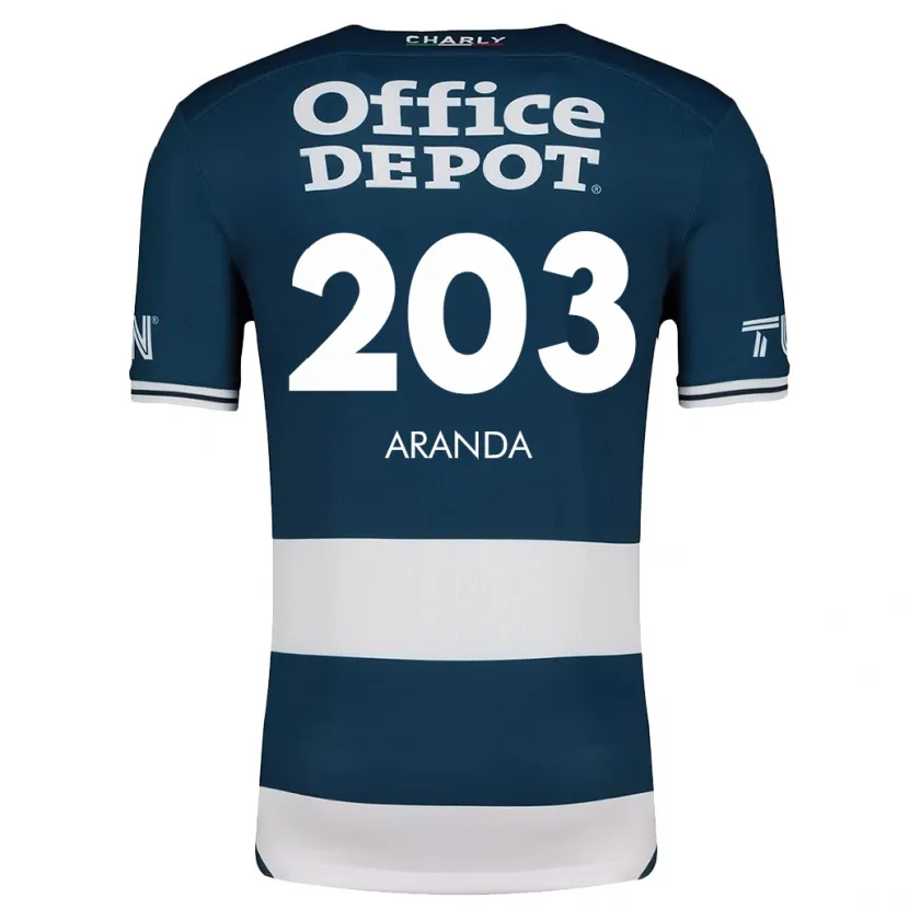 Danxen Homem Camisola Juan Aranda #203 Branco Azulado Principal 2024/25 Camisa Brasil