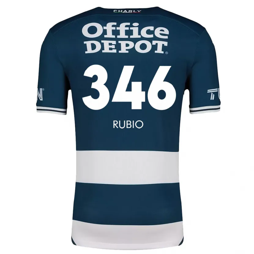 Danxen Homem Camisola Mateo Rubio #346 Branco Azulado Principal 2024/25 Camisa Brasil