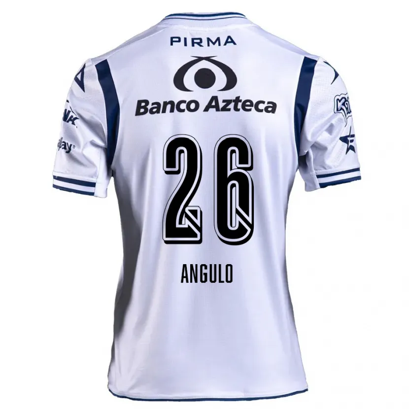 Danxen Homem Camisola Brayan Angulo #26 Branco Azul Marinho Principal 2024/25 Camisa Brasil