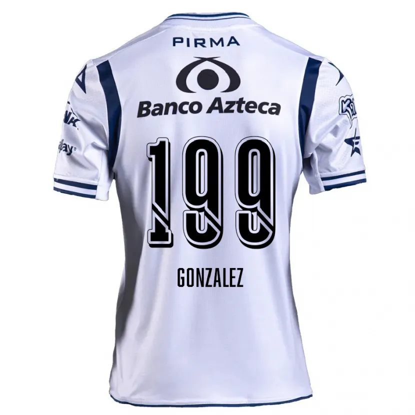 Danxen Homem Camisola Samuel González #199 Branco Azul Marinho Principal 2024/25 Camisa Brasil
