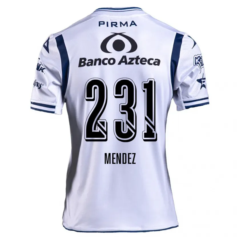 Danxen Homem Camisola Alejandro Méndez #231 Branco Azul Marinho Principal 2024/25 Camisa Brasil