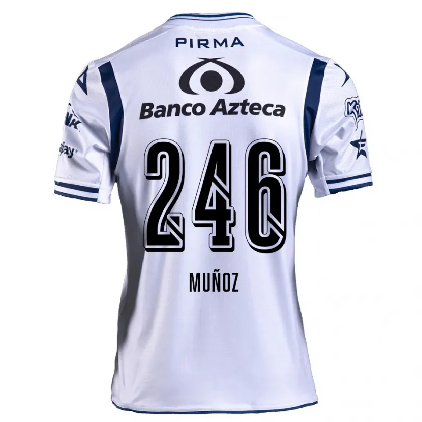 Danxen Homem Camisola Zamier Muñoz #246 Branco Azul Marinho Principal 2024/25 Camisa Brasil
