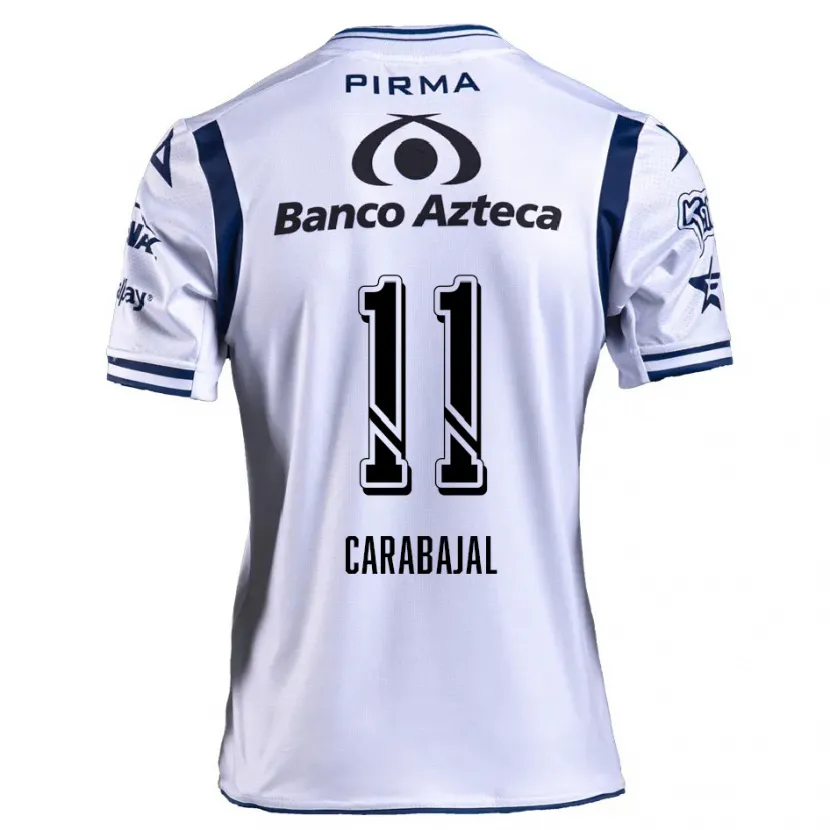 Danxen Homem Camisola Gabriel Carabajal #11 Branco Azul Marinho Principal 2024/25 Camisa Brasil