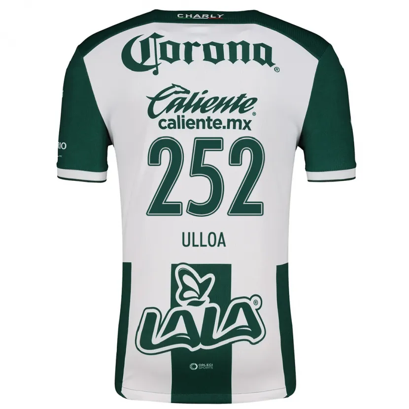 Danxen Homem Camisola José Ulloa #252 Verde Branco Principal 2024/25 Camisa Brasil