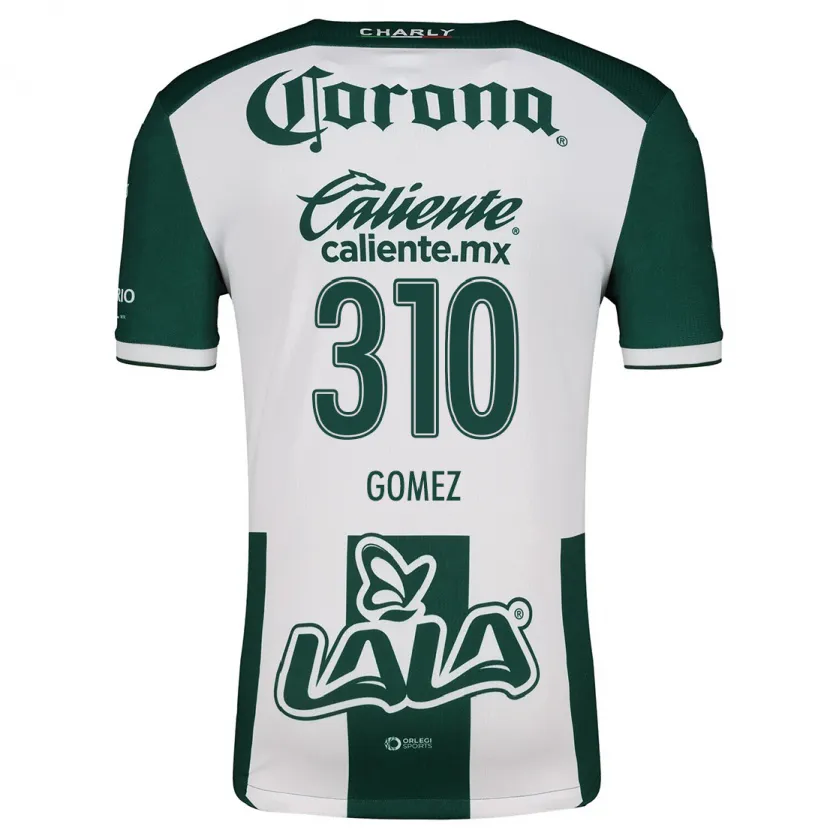 Danxen Homem Camisola Luis Gómez #310 Verde Branco Principal 2024/25 Camisa Brasil