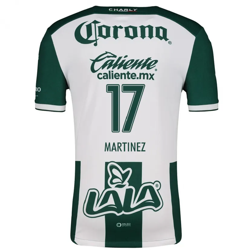 Danxen Homem Camisola Marianne Martínez #17 Verde Branco Principal 2024/25 Camisa Brasil