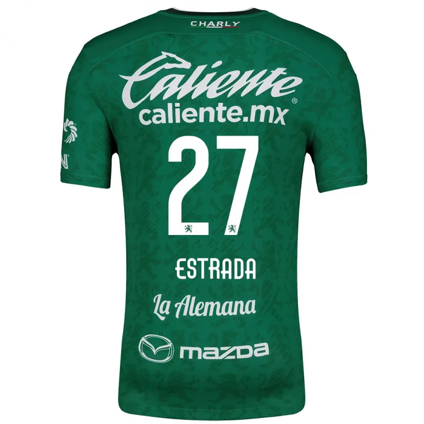 Danxen Homem Camisola Ángel Estrada #27 Verde Branco Principal 2024/25 Camisa Brasil