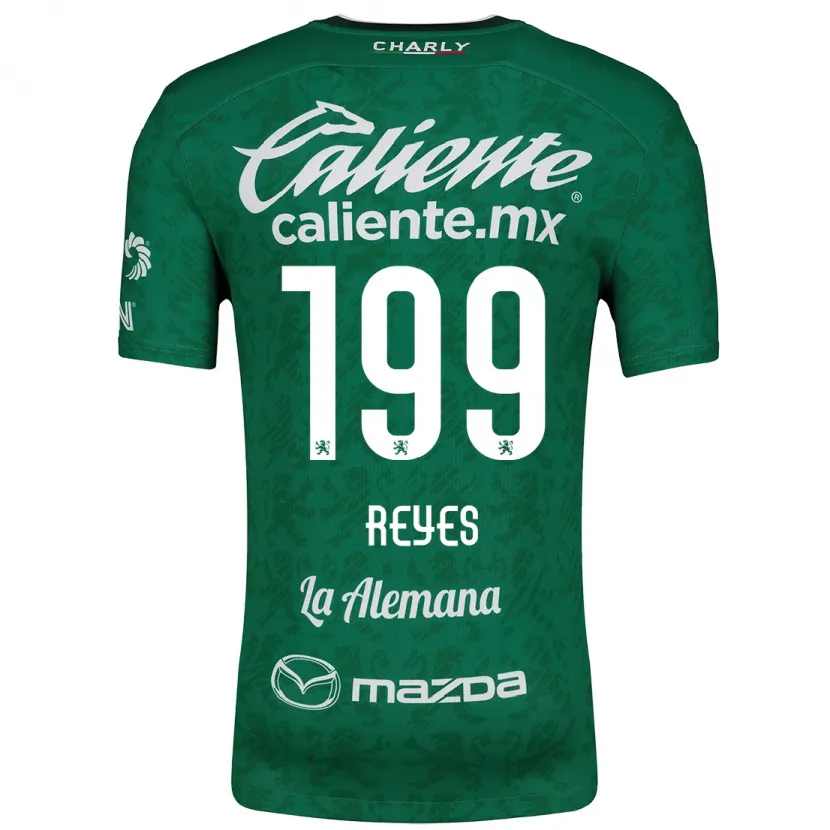 Danxen Homem Camisola Jonathan Reyes #199 Verde Branco Principal 2024/25 Camisa Brasil