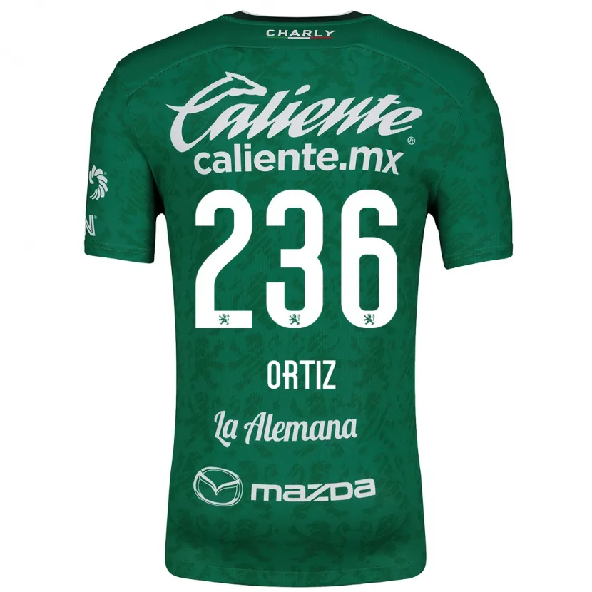 Danxen Homem Camisola Youssef Ortiz #236 Verde Branco Principal 2024/25 Camisa Brasil