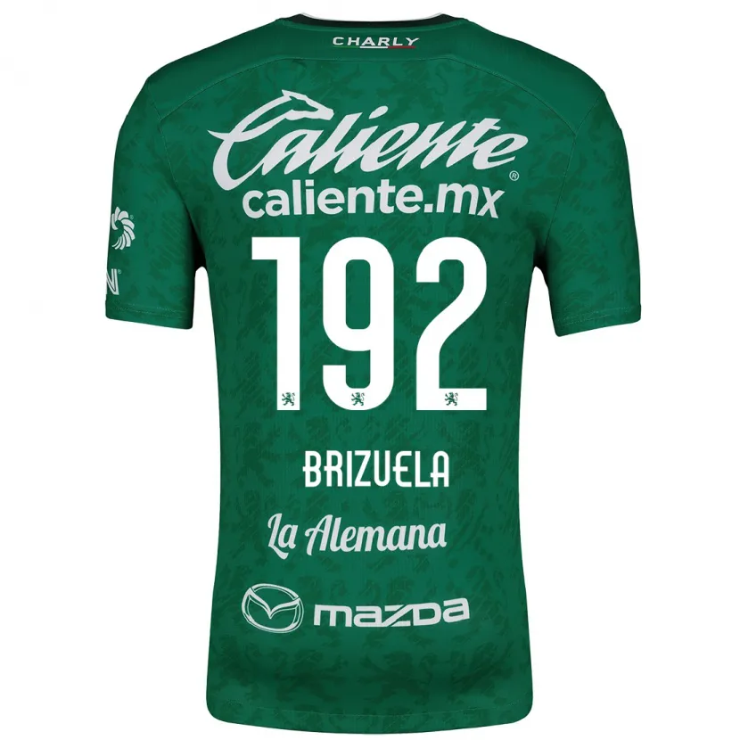 Danxen Homem Camisola Juan Brizuela #192 Verde Branco Principal 2024/25 Camisa Brasil