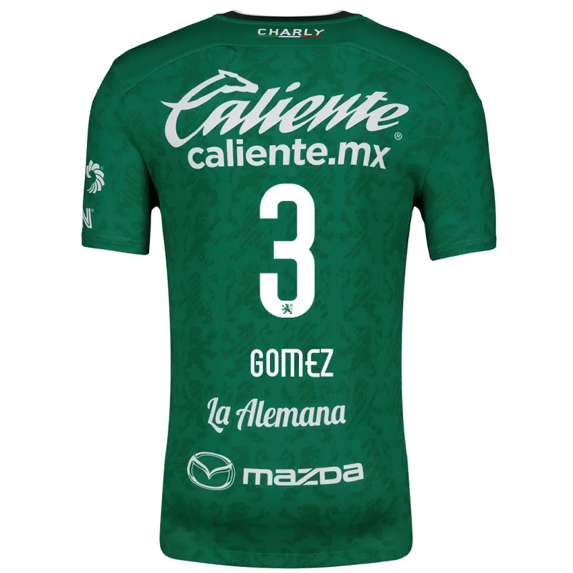 Danxen Homem Camisola Karen Gómez #3 Verde Branco Principal 2024/25 Camisa Brasil