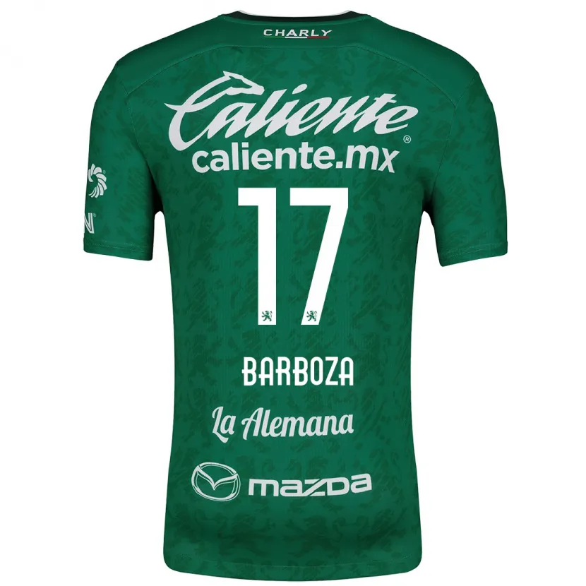 Danxen Homem Camisola Marypaz Barboza #17 Verde Branco Principal 2024/25 Camisa Brasil