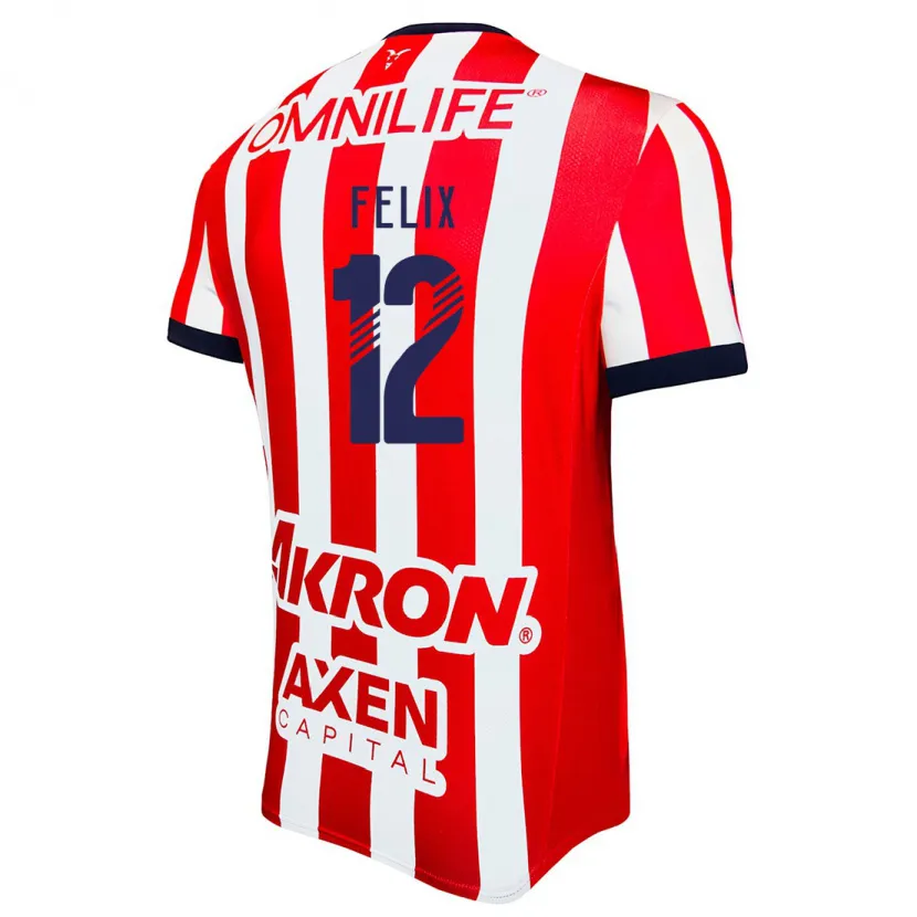 Danxen Homem Camisola Blanca Félix #12 Vermelho Branco Azul Principal 2024/25 Camisa Brasil