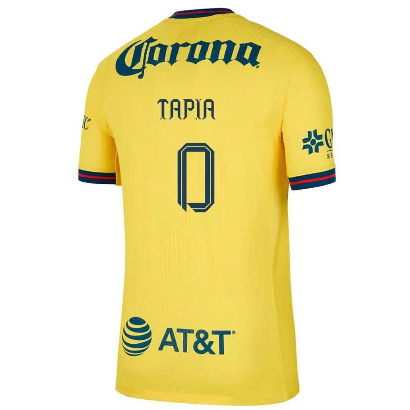 Danxen Homem Camisola Leonardo Tapia #0 Amarelo Azul Principal 2024/25 Camisa Brasil
